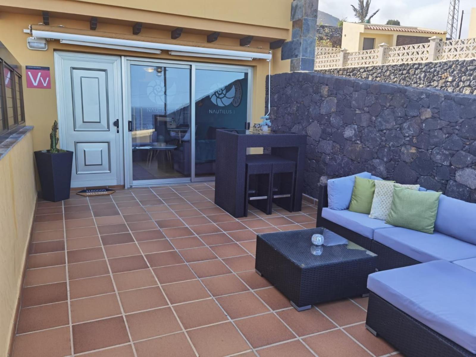 Nautilus I: Casa Con Terraza Y Vistas Al Mar Apartment La Caleta  Bagian luar foto